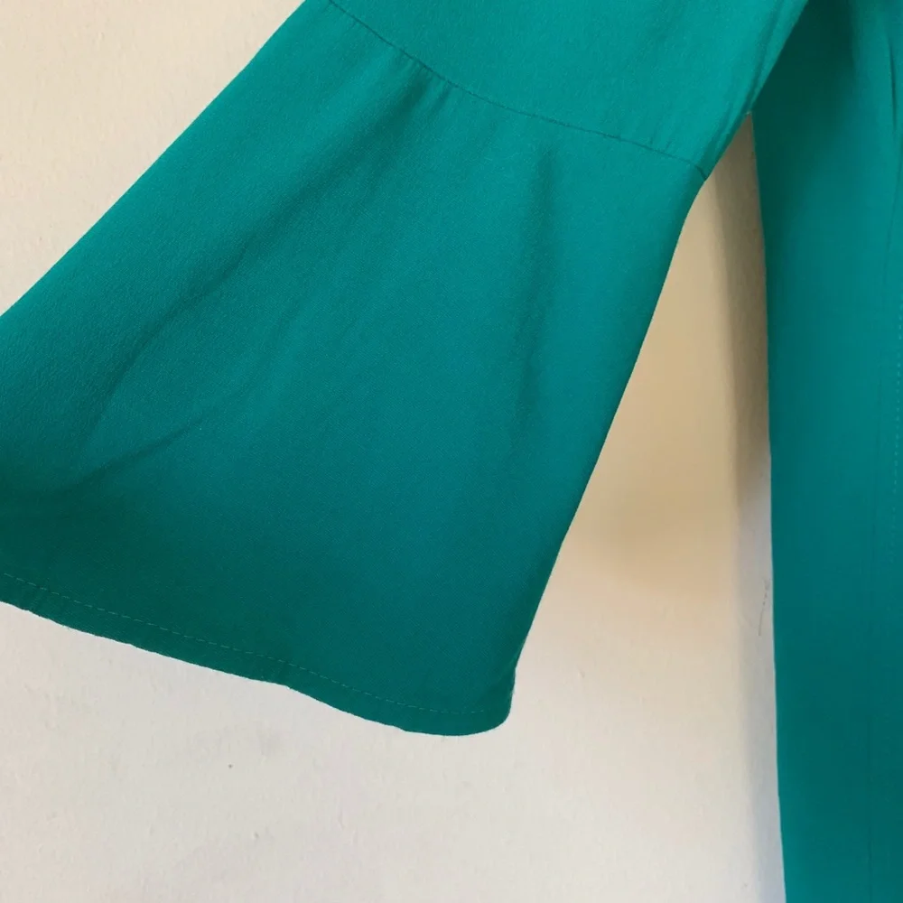 Sandro Teal Mini Dress - Picture 5 of 10